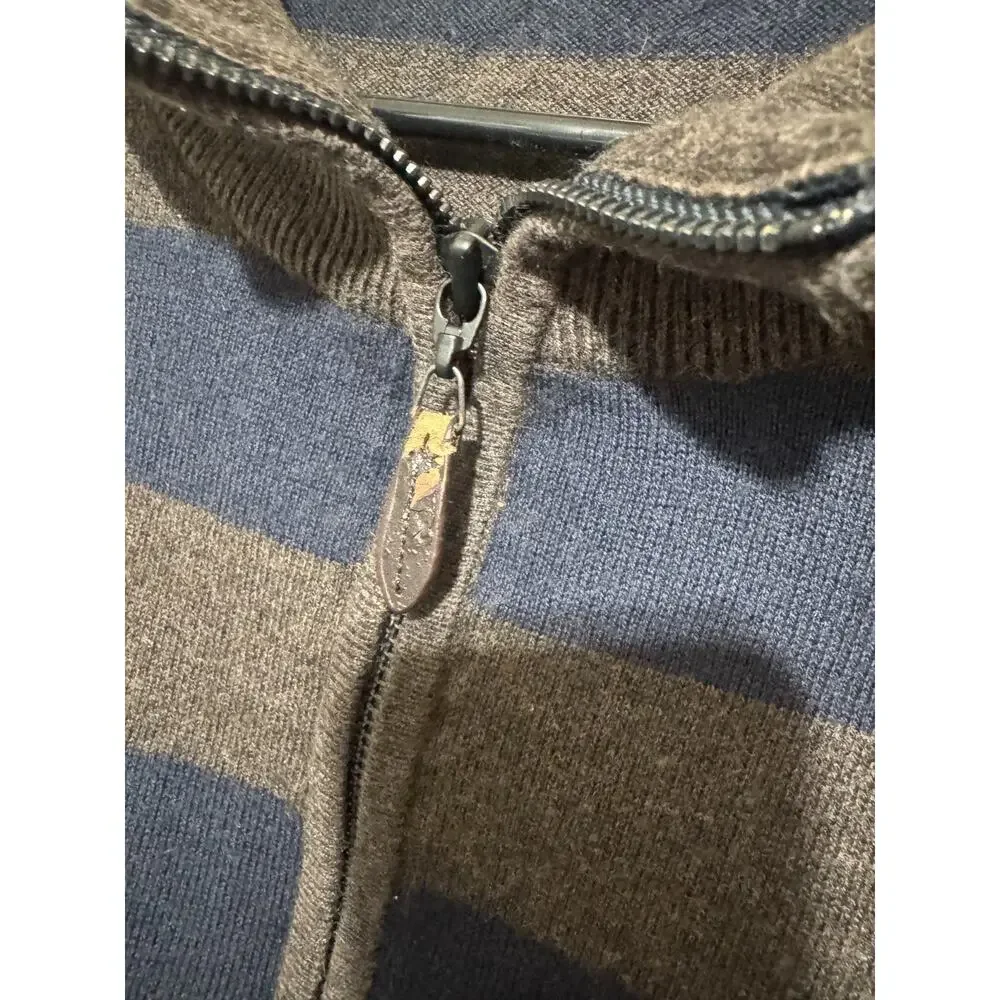 Lincs David Chu Pullover Golf Sweater Men's sz XXL 1/4 zip Cotton Angora blend